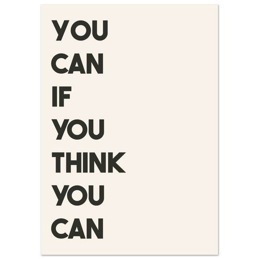 YOU CAN